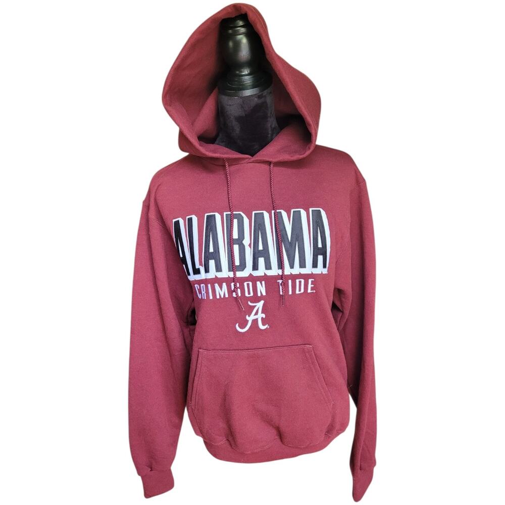 Champion Alabama Crimson Tide Hoodie Men's Small Crimson Pullover Sweatshirt